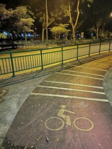 Bicycle Infrastructure in Singapore featured image showing a bike lane
