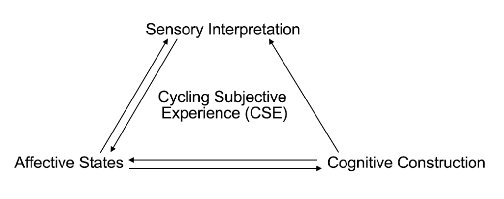 Aspects of Cycling Subjective Experience (CSE)